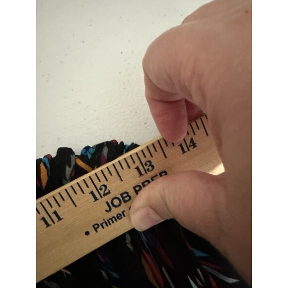 Vintage Duo Designs Maxi Skirt Size S/M Aztec Southwestern Elastic Waist Boho - Picture 7 of 7